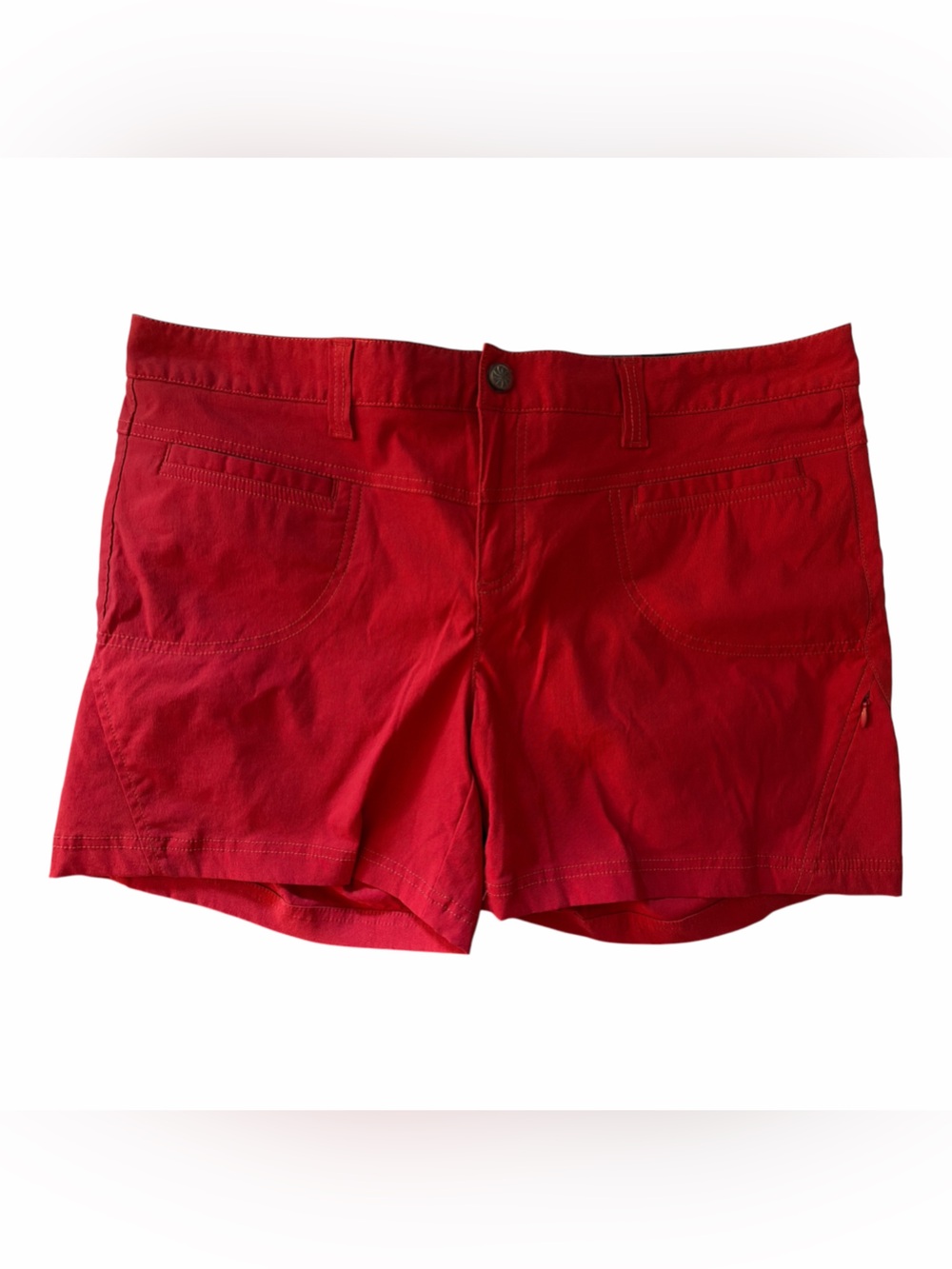 Athleta Nylon Hiking Red Casual Shorts
